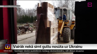 Vairāk nekā simt gultu nosūta uz Ukrainu
