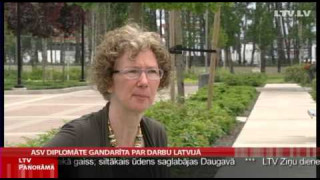 ASV diplomāte gandarīta par darbu Latvijā