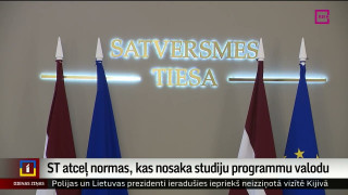 Satversmes tiesa atceļ normas, kas nosaka studiju programmu valodu