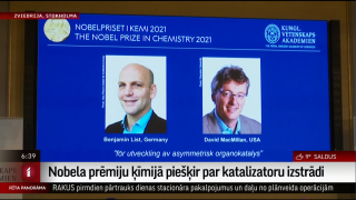 Nobela prēmiju ķīmijā piešķir par katalizatoru izstrādi