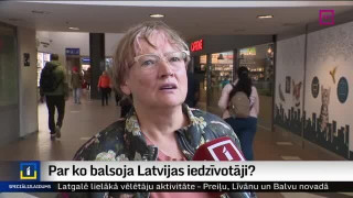 Par ko balsoja Latvijas iedzīvotāji?