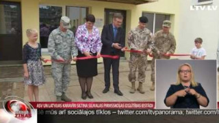 ASV un Latvijas karavīri siltina Silmalas pirmsskolas izglītības iestādi