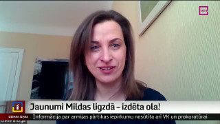 Jaunumi Mildas ligzdā – izdēta ola!