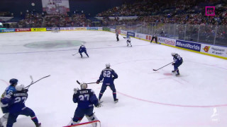 Pasaules hokeja čempionāta spēle Francija - Kazahstāna 1:2