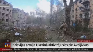 Krievijas armija Ukrainā aktivizējusies pie Avdijivkas