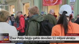 Caur Poliju bēgļu gaitās devušies 11 miljoni ukraiņu