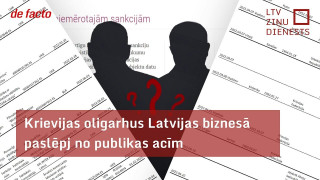 Krievijas oligarhus Latvijas biznesā paslēpj no publikas acīm