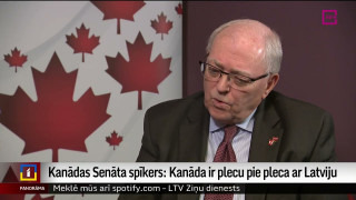Kanādas Senāta spīkers: Kanāda ir plecu pie pleca ar Latviju