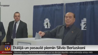 Itālijā un pasaulē piemin Silvio Berluskoni