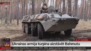 Ukrainas armija turpina aizstāvēt Bahmutu