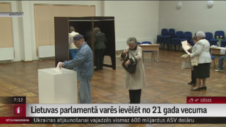 Lietuvas parlamentā varēs ievēlēt no 21 gada  vecuma