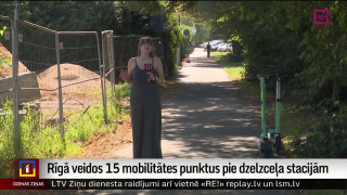 Rīgā veidos 15 mobilitātes punktus pie dzelzceļa stacijām