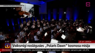 Veiksmīgi noslēgusies "Polaris Dawn" kosmosa misija