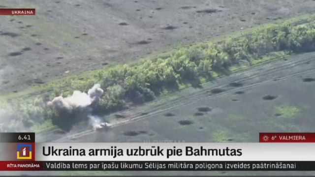 Ukrainas armija uzbrūk pie Bahmutas