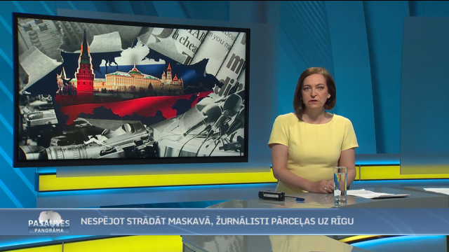 Pasaules panorāma: Ārzemju žurnālisti no Maskavas pārcēlušies uz Rīgu; Ko Narvā domā par padomju laika pieminekļiem?