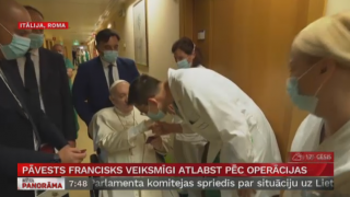 Pāvests Francisks veiksmīgi atlabst pēc operācijas