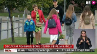 Diskutē par remigrantu bērnu izglītības iespējām Latvijā