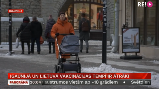 Igaunijā un Lietuvā vakcinācijas tempi ir ātrāki