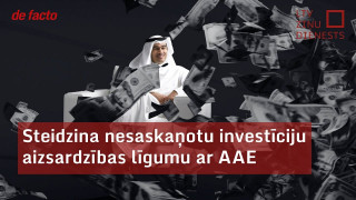 Steidzina nesaskaņotu investīciju aizsardzības līgumu ar AAE
