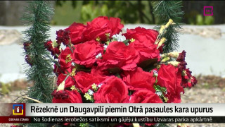 Rēzeknē un Daugavpilī piemin Otrā pasaules kara upurus