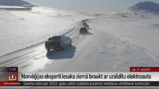 Norvēģijas eksperti iesaka ziemā braukt ar uzsildītu elektroauto