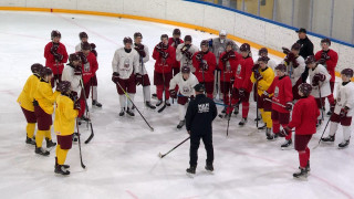 Latvijas U-20 hokeja izlases mērķis gaidāmajā čempionātā ceturtdaļfināls
