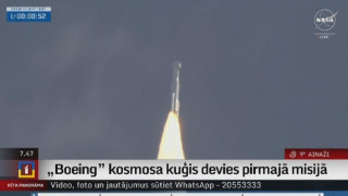 "Boeing" kosmosa kuģis devies pirmajā misijā