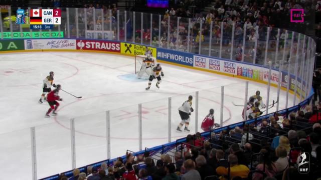 Pasaules hokeja čempionāta fināls Kanāda - Vācija 3:2