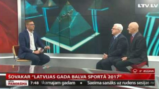 Latvijas gada balva sportā 2017.  Intervija ar Aldonu Vrubļevski un Igo Japiņu
