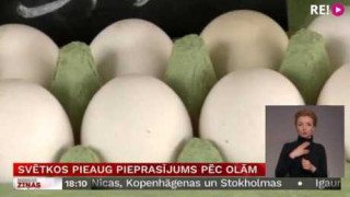 Svētkos pieaug pieprasījums pēc olām