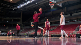 Latvijas basketbola izlase gatavojas EČ kvalifikācijas spēlēm