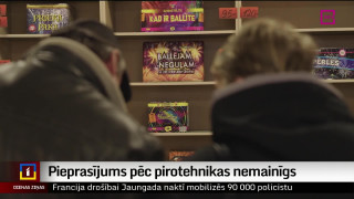 Pieprasījums pēc pirotehnikas nemainīgs