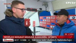 Nedēļas nogalē Siguldā kamaniņu sports