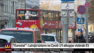 “Eurostat”: Latvijā tūrisms no Covid-19  atkopjas vislēnāk ES