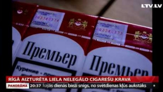 Rīgā aizturēta liela nelegālo cigarešu krava