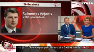 Telefonintervija ar Valsts prezidentu Raimondu Vējoni