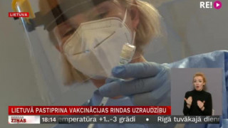 Lietuvā pastiprina vakcinācijas rindas uzraudzību