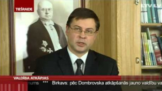 Dombrovskis aicina veidot plašu koalīciju; nepieļauj atgriešanos premjera amatā