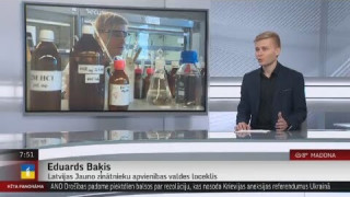 Intervija ar Latvijas Jauno zinātnieku apvienības valdes locekli Eduardu Baķi
