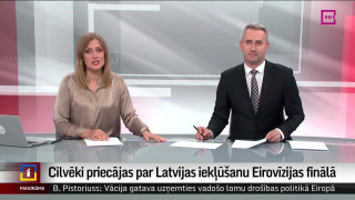 Cilvēki priecājas par Latvijas iekļūšanu Eirovīzijas finālā