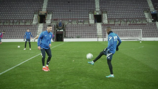 FK "RFS" gatavība spēlei ar Edinburgas "Hearts"