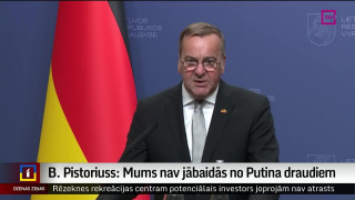 Vācijas aizsardzības ministrs: Mums nav jābaidās no Putina draudiem