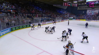 Pasaules hokeja čempionāta spēle ASV - Vācija 6:1