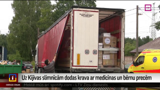 Uz Kijivas slimnīcām dodas krava ar medicīnas un bērnu precēm