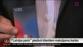 "Latvijas pasts" piedāvā klientiem maksājumu kartes