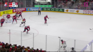 Pasaules hokeja čempionāta spēles Norvēģija - Austrija epizodes