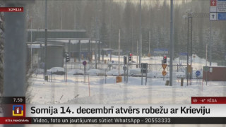 Somija 14. decembrī atvērs robežu ar Krieviju