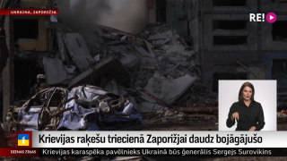 Krievijas raķešu triecienā Zaporižjai daudz bojāgājušo
