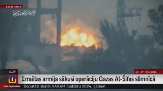 Izraēlas armija sākusi operāciju Gazas Al-Šifas slimnīcā