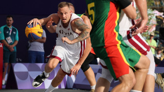 3x3 basketbols vīriešiem. Latvija - Lietuva. Spēles spilgtākas epizodes